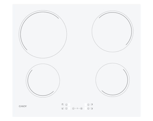 Candy CH64CCW Beépíthető Kerámia főzőlap - 4 főzőzóna - 50x590x520mm