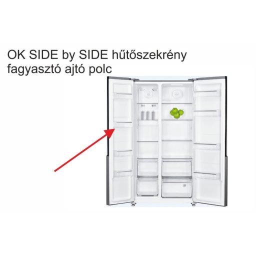 OK Fagyasztószekrényhez ajtó polc