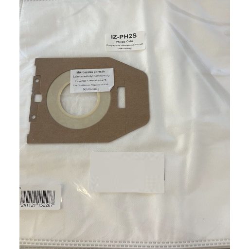 Invest IZ-PH2S Oslo mikroszálas porzsák - 5 darab porzsák - Utángyártott