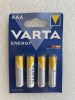 VARTA LR03 energy elem AAA alkáli ceruzaelem - 4 db