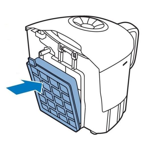 Philips PowerPro porszívóhoz EPA10 motorszűrő - FC8058/01