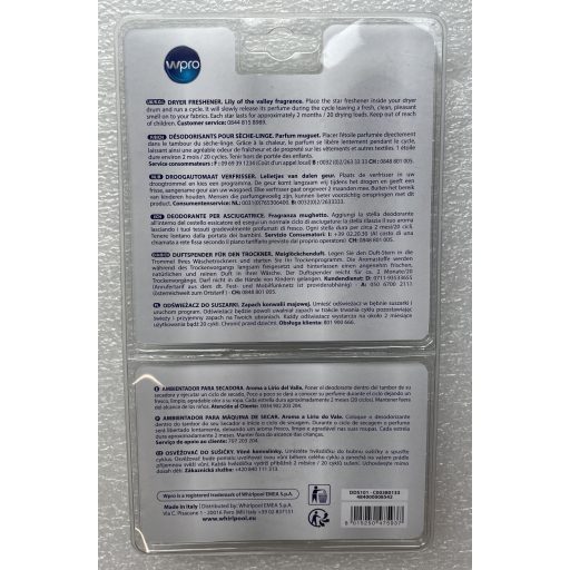 Whirlpool-WPRO szárítógéphez illatosító, textilfrissítő - DDS 101