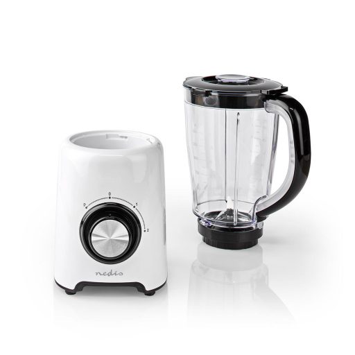 Nedis turmixgép 2 sebesség beállítással - Fehér/Fekete - 1,5L