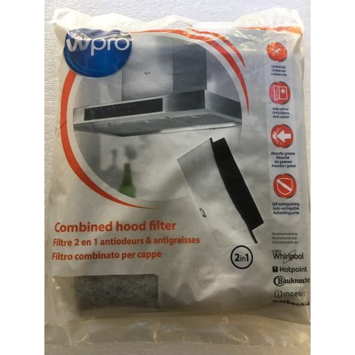Whirlpool-WPRO páraelszívóhoz aktívszén/zsírszűrő - 470x570x10mm - UFC016