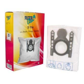   Bosch S11M Mikromax mikroszálas porzsák -  4 darab zsák + filter