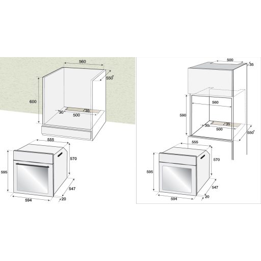 Beko beépíthető sütő - BIM22301X - 60 cm, 71 liter - Termékbemutatós darab