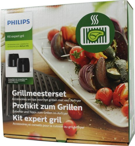 Philips HD9941/00 grill serpenyő / nyél nélkül / + 4 nyárs