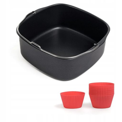 Philips Airfryhez XL-es sütőkészlet - tepsi + 9 darab muffincsészék - HD9945/01